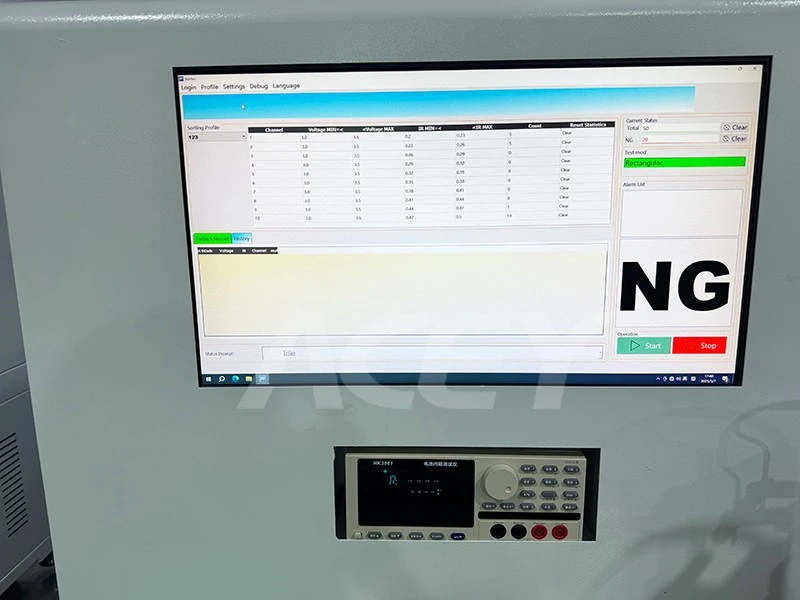 battery sorter and tester battery sorter and tester